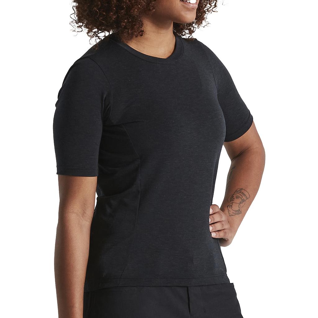 JERSEY SPZ ADV ADV SS BLK WOMEN