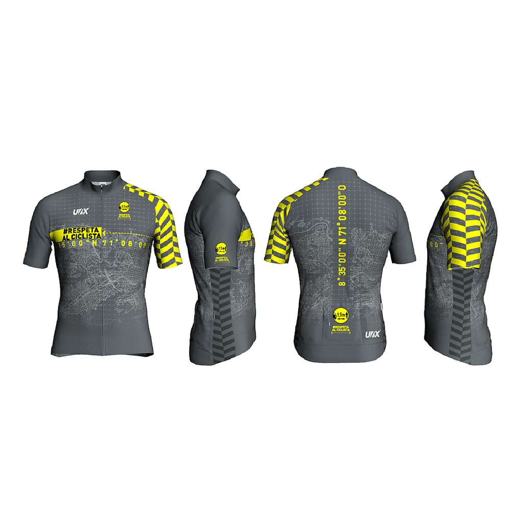 MAILLOT UBX CYCLING 2020 BLK/GRY/GRN