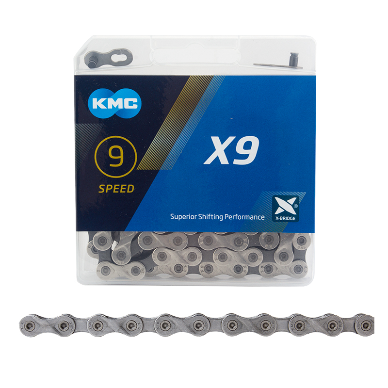 CADENA KMC X9 GRY/RED/BLK/GLD SIL