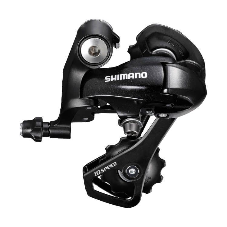 CAMBIO SHIMANO 10 VELOCIDADES MONTAJE DIRECTO EMPAQUE INDIVIDUAL. RD-R350 SS RED