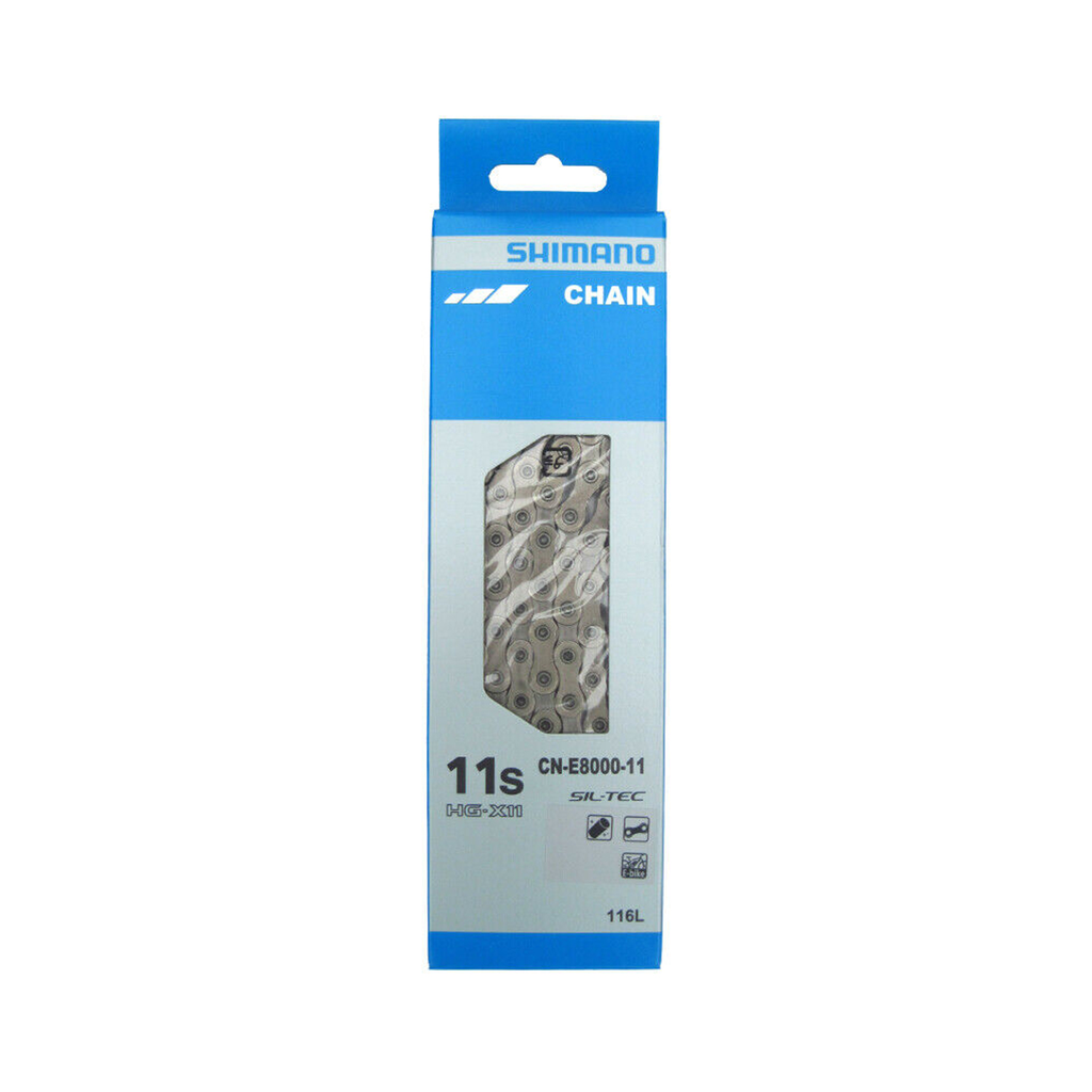 CADENA SHIMANO 11V CN-E8000 SILVER