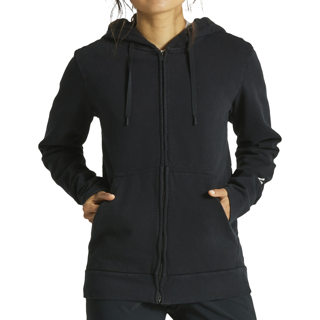 HODDIE SPZ LEGACY ZIP-UP D WMN BLK
