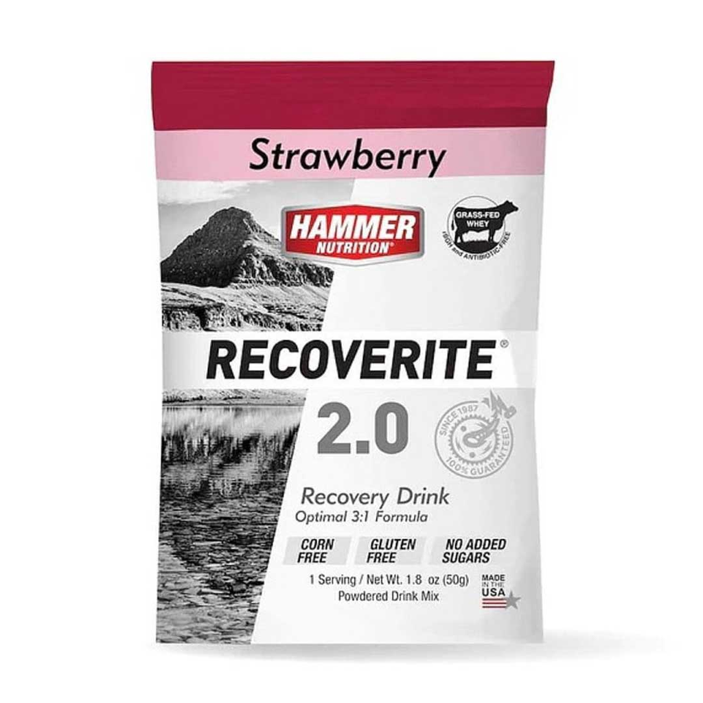 BEBIDA HAMMER RECOVERITE 2.0 STRAWBERRY SOBRE