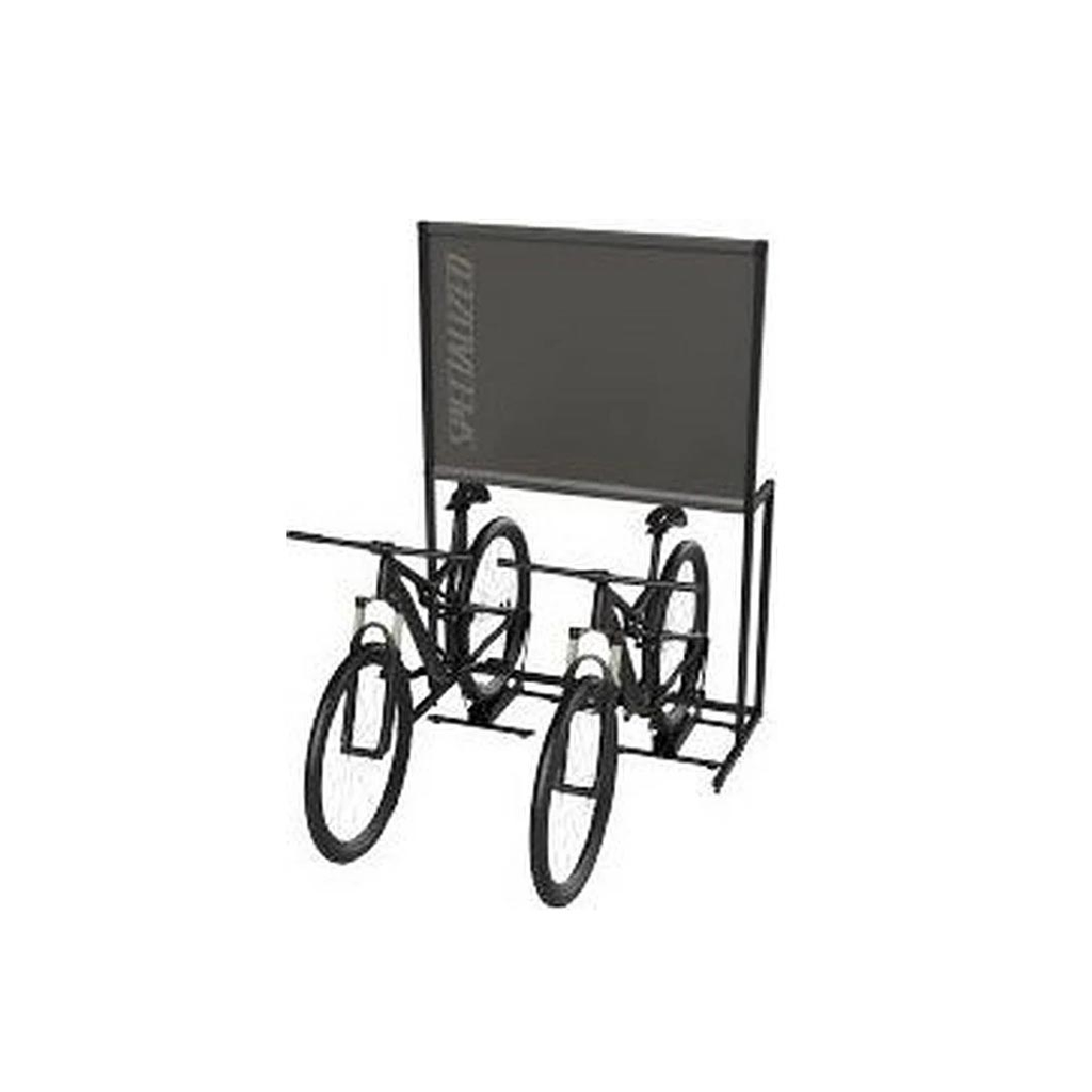 EXHIBIDOR SPZ BICYCLE MODEL SHOWCASE DISPLAY SIL-BLK