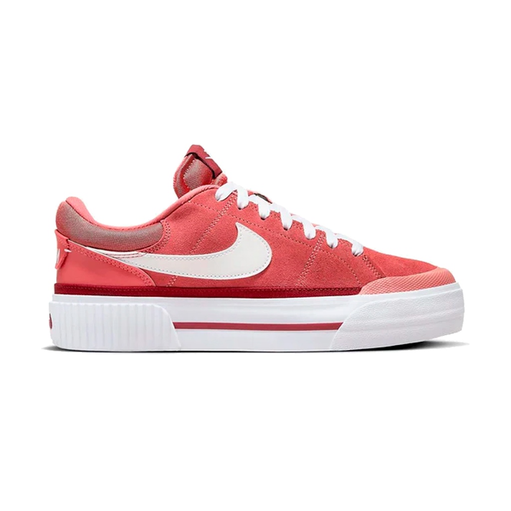 ZAPATO NIKE COURT LEGACY LIFT VDAY TENIS RED/WHITE