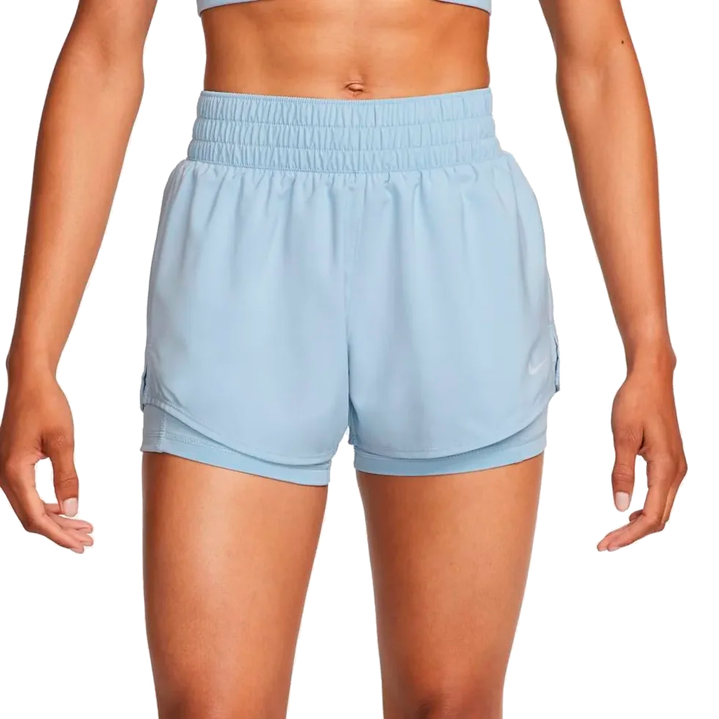 SHORT NIKE W NK ONE DF MR 3IN 2N1 TRAINNING BLUE