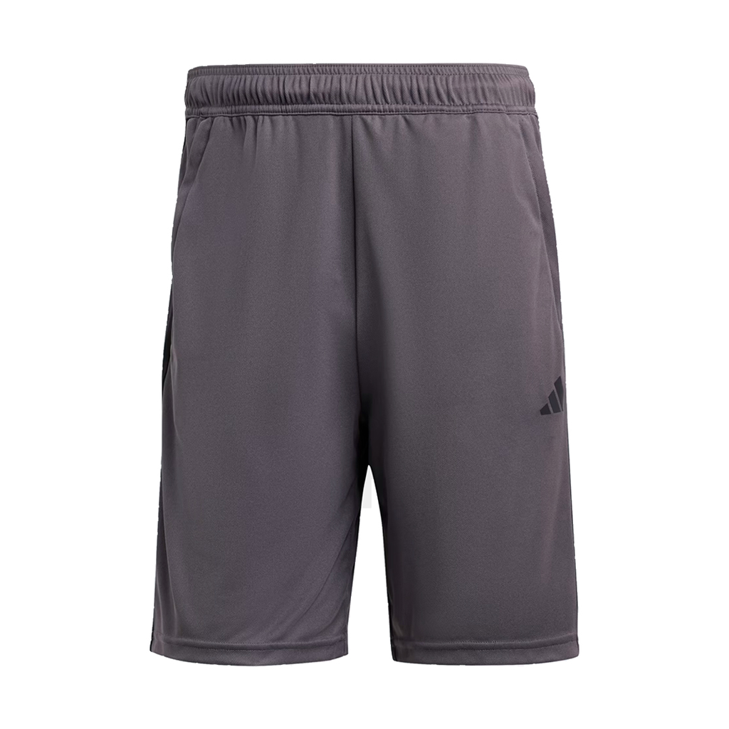 SHORT ADIDAS ESSENTIALS PIQUÉ 3-STRIPES TRAINNING GRAY