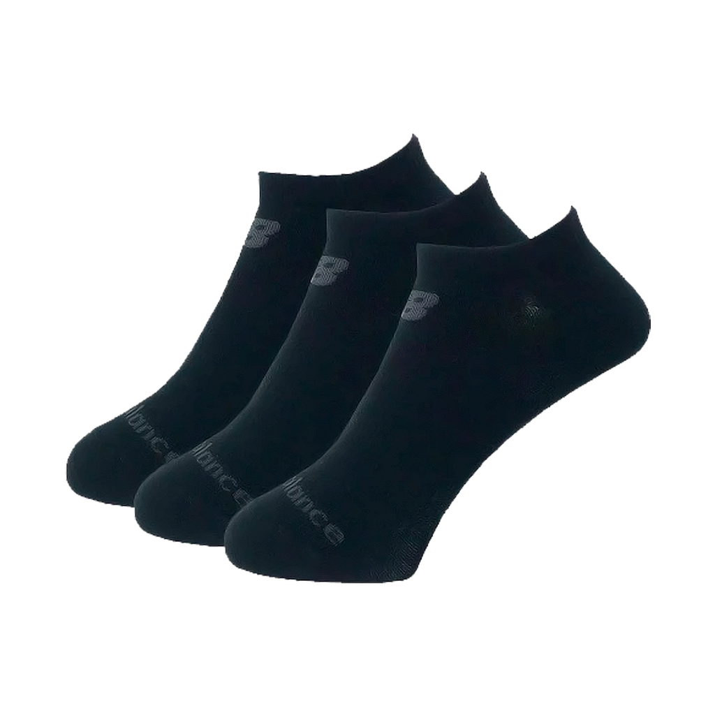 MEDIAS NEW BALANCE PERFORMANCE COTTON FLAT KNIT NO SHOW 6PACK PERFORMANCE RUNNING BLACK