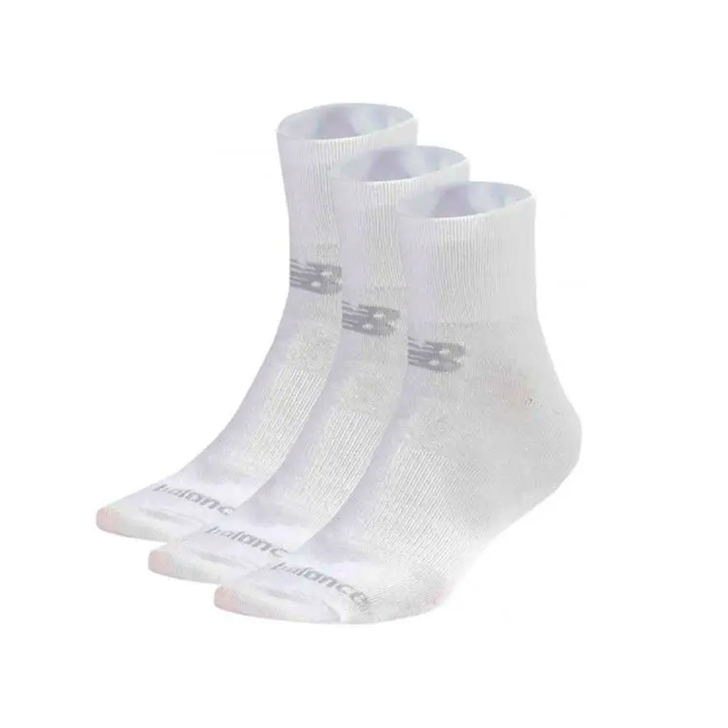 MEDIAS NEW BALANCE PERFORMANCE COTTON FLAT KNIT ANIDE RUNNING WHITE