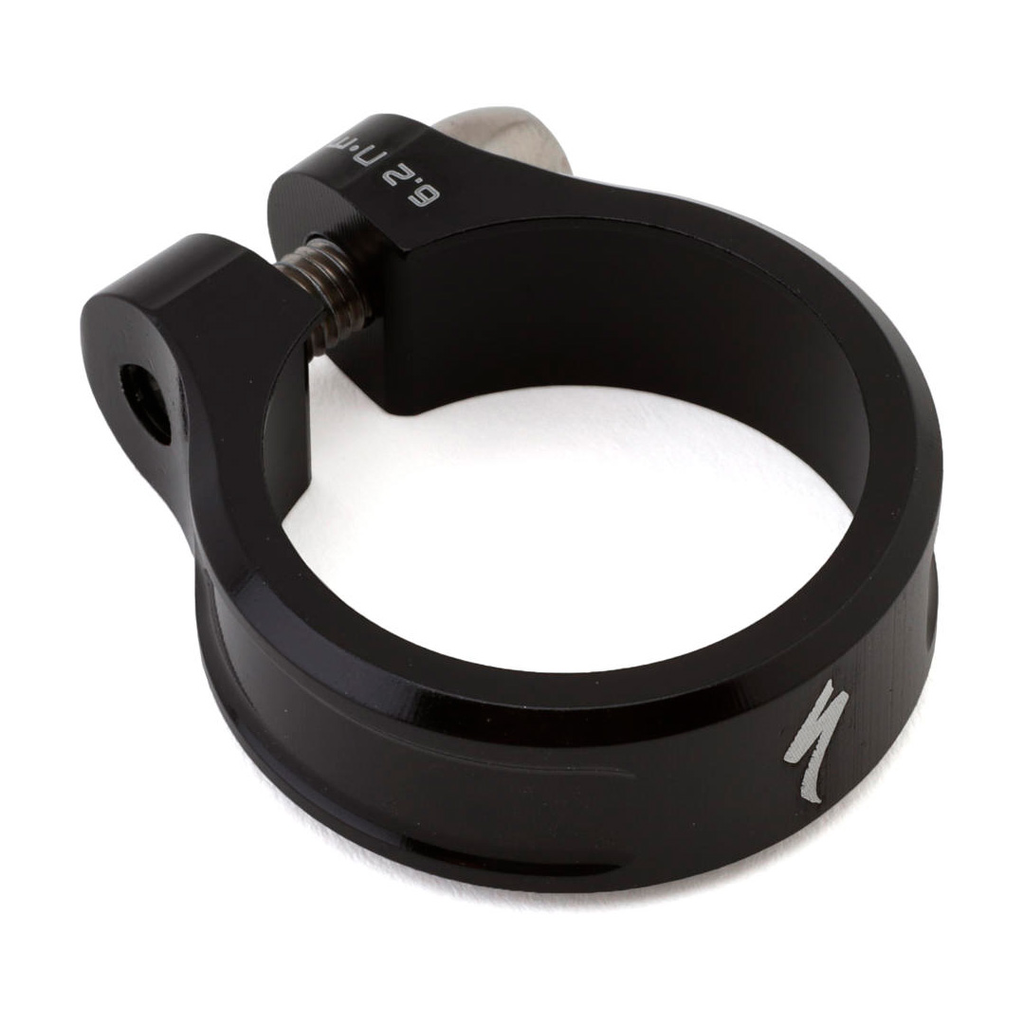 ABRAZADERA SPZ BOLT-ON SEATPOST CLAMP STC 30.0MM, COLLAR, W/STEEL BOLT BLK