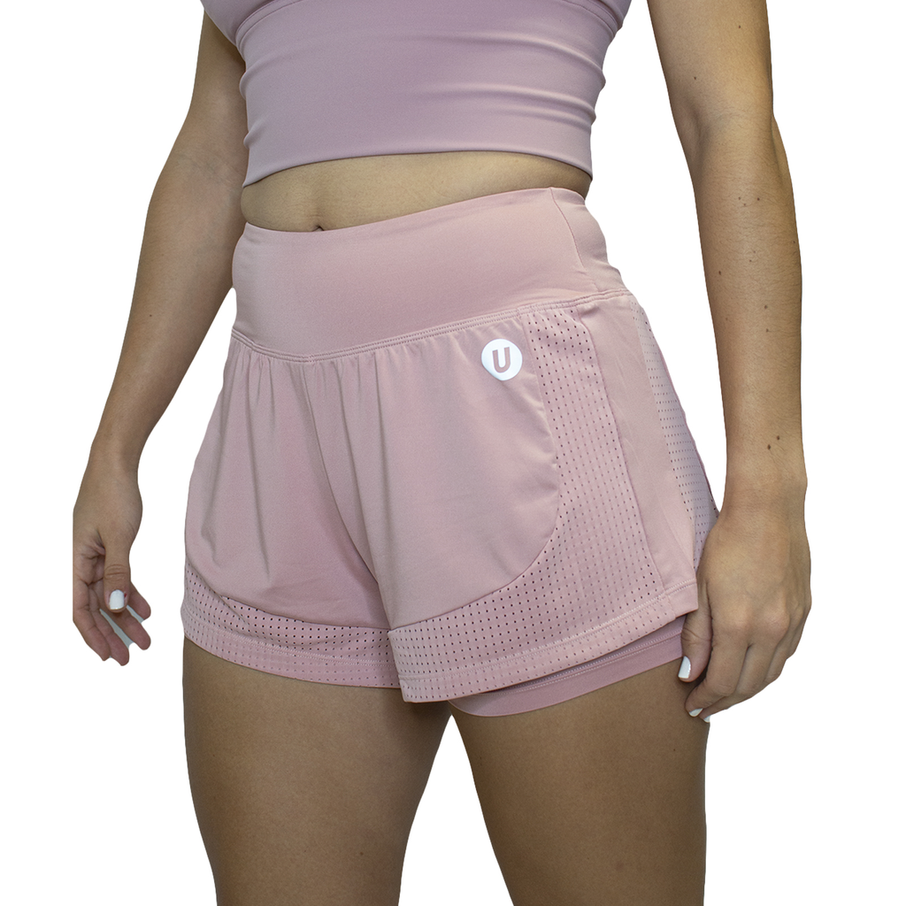 SHORT UBX FITNESS 2024 LEGGING-BRA PINK