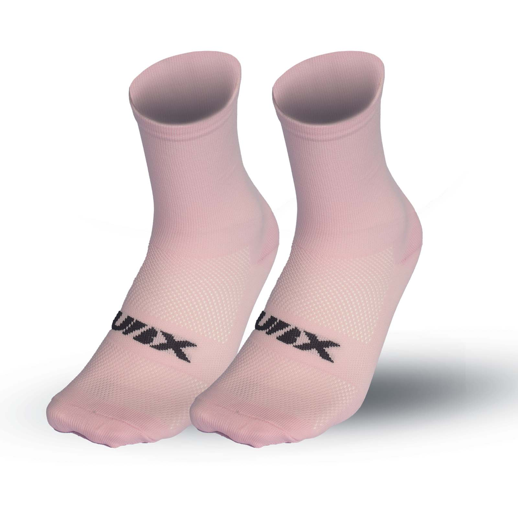 MEDIAS UBX CYCLING SOLIDO ROSADO