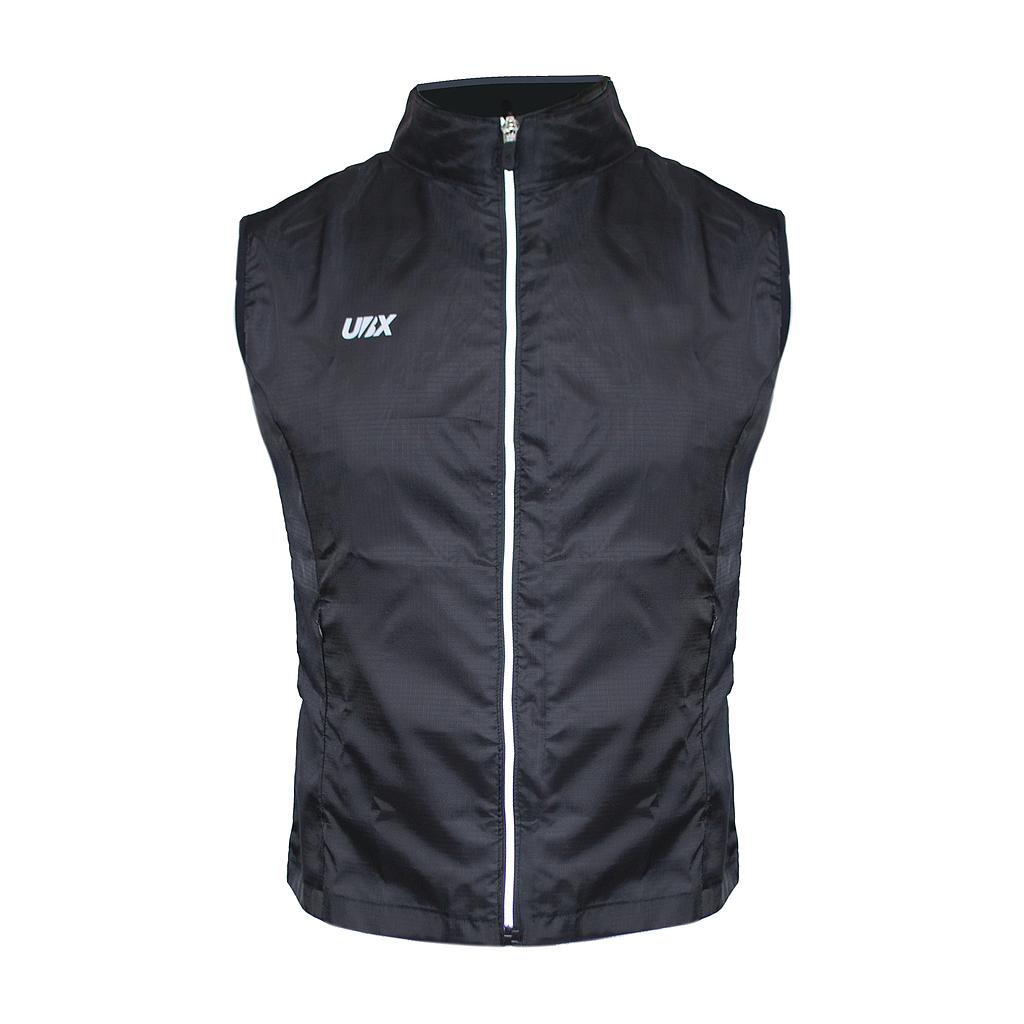 CHALECO UBX CYCLING ROMPEVIENTO BLACK