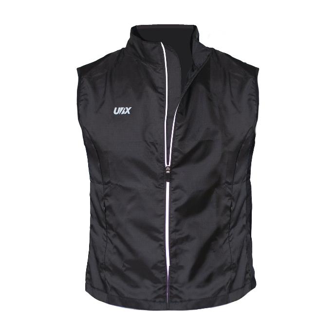 CHALECO UBX CYCLING ROMPEVIENTO BLACK