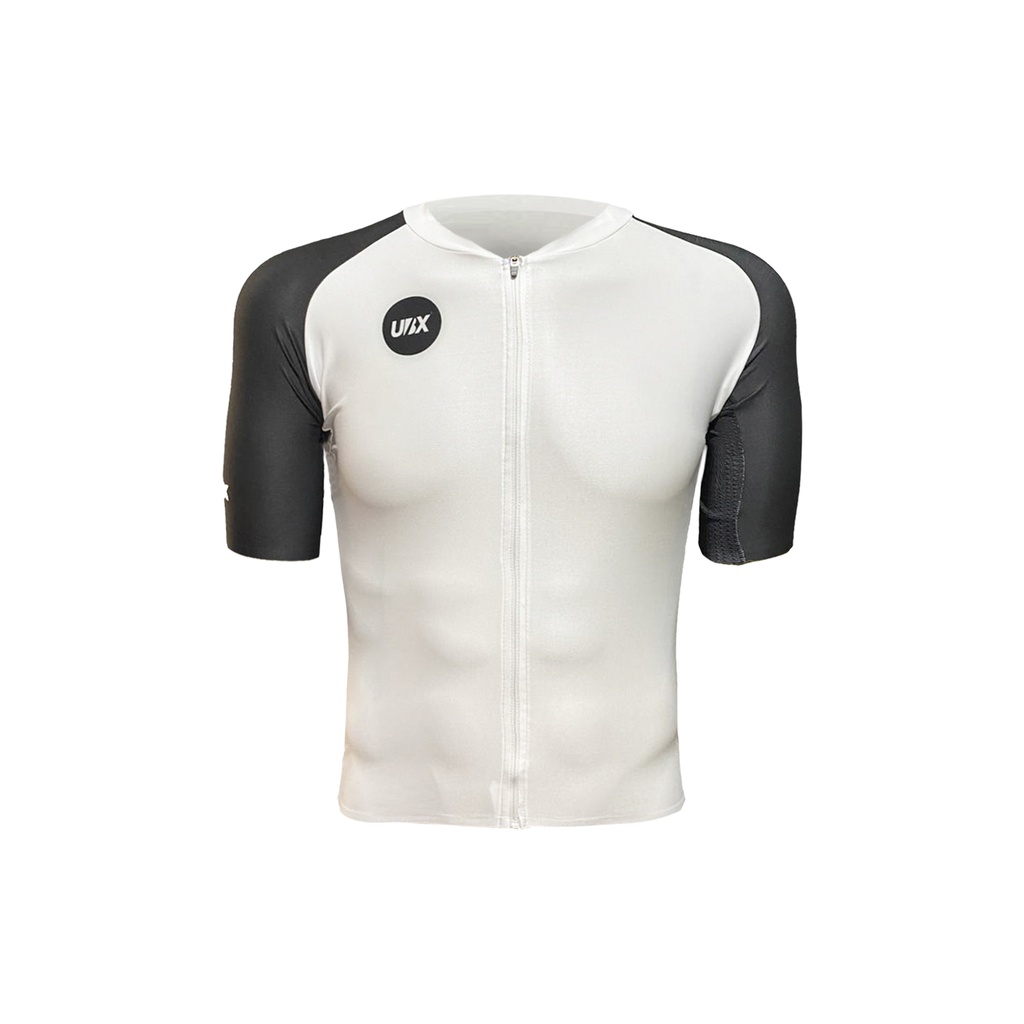MAILLOT UBX CYCLING MANGA CORTA BLACK/WHITE