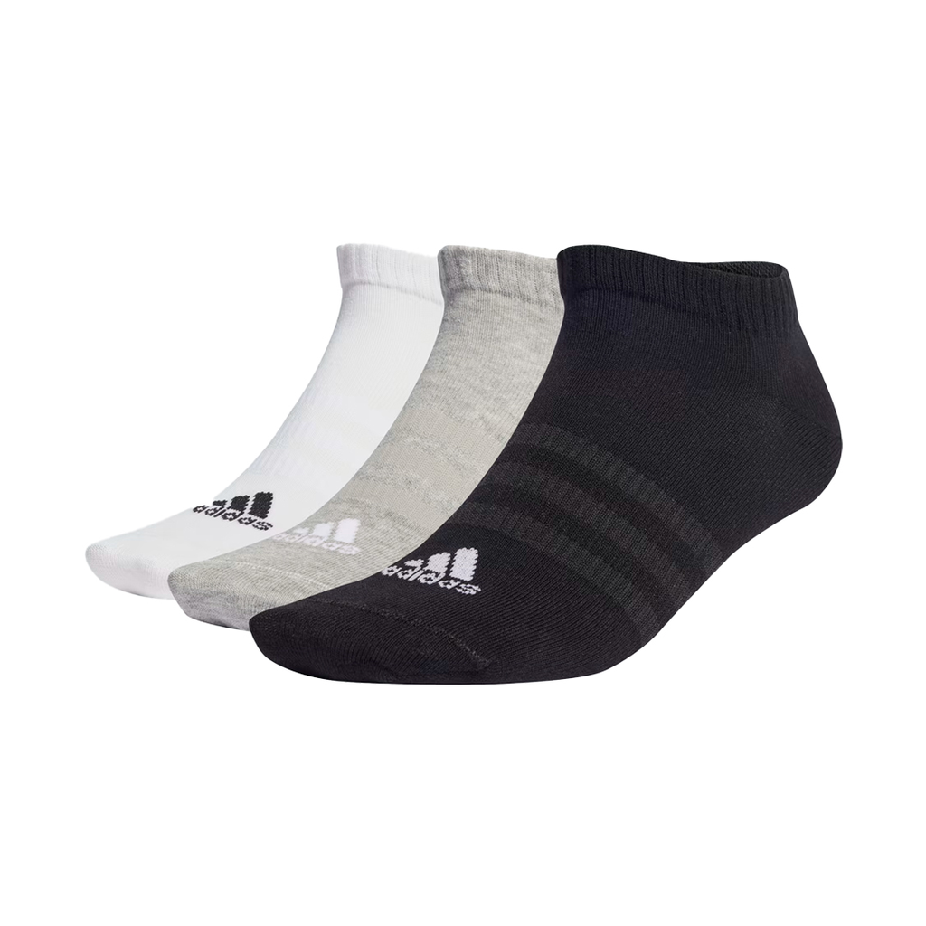 MEDIAS ADIDAS SPW LOW 3P TRAINNING BLK/WHT/GRY