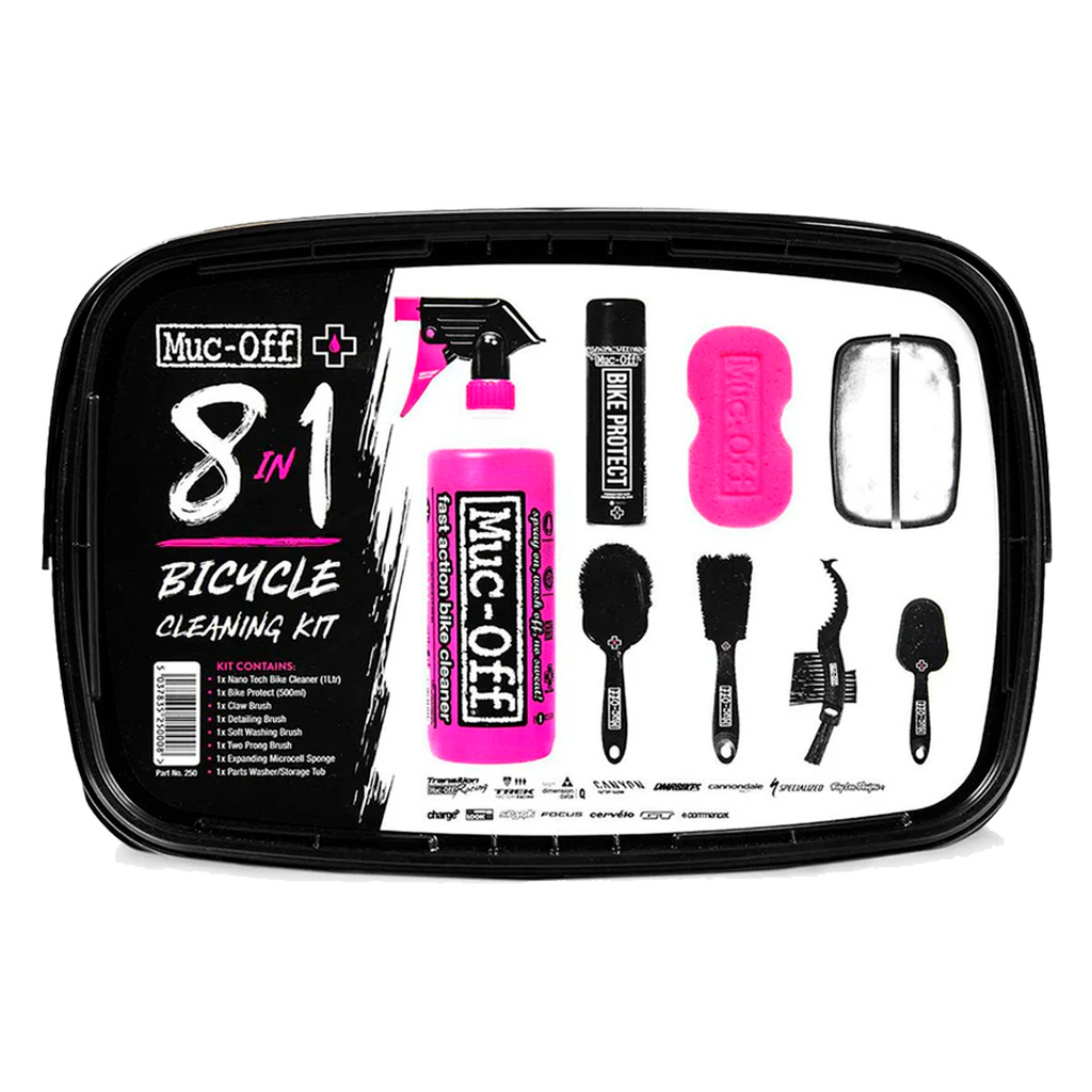 KIT LIMPIEZA MUC-OFF KITIMPIA BIKE 8 IN 1 KIT 