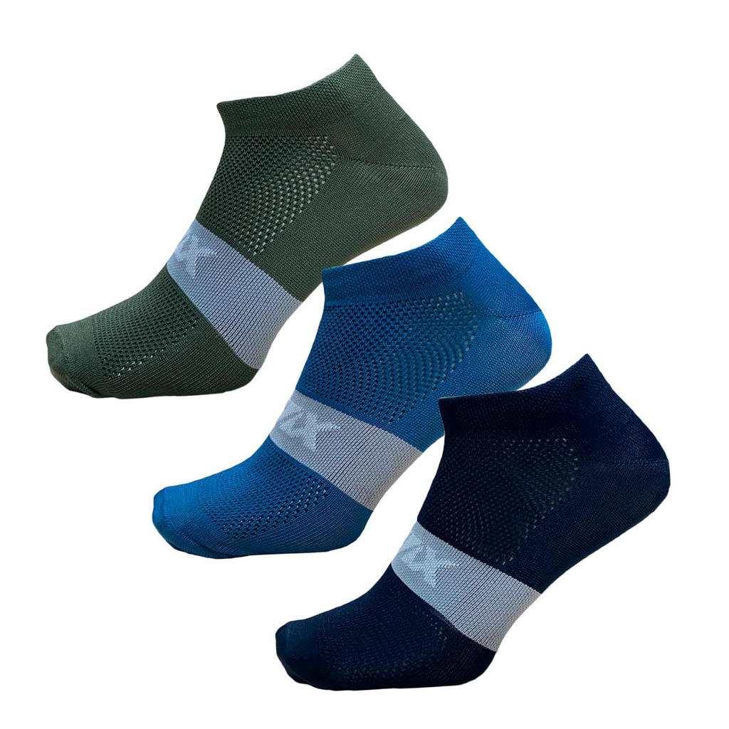 MEDIAS UBX CYCLING 2023.1 3PACK GREEN/BLUE