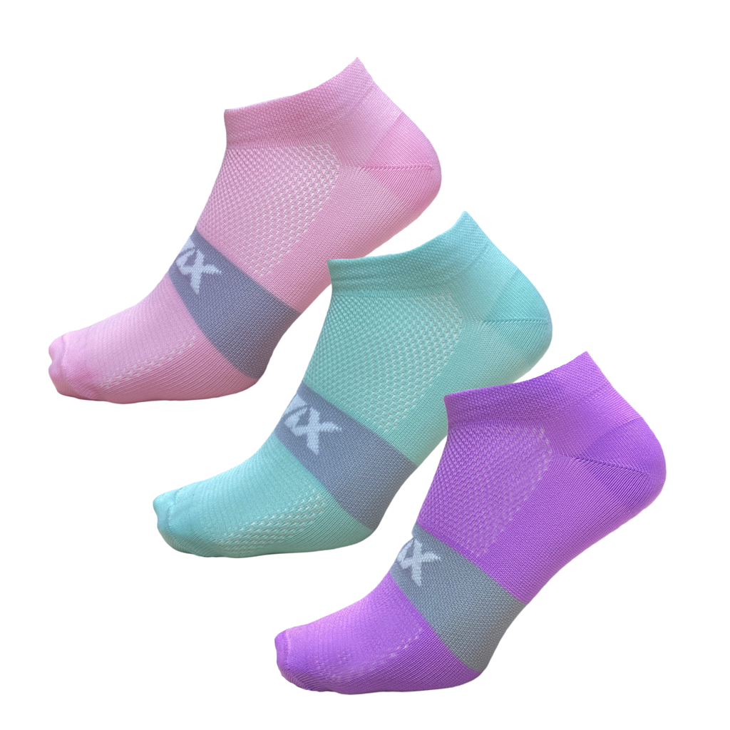 MEDIAS UBX CYCLING 2023.1 3PACK MINT/PINK