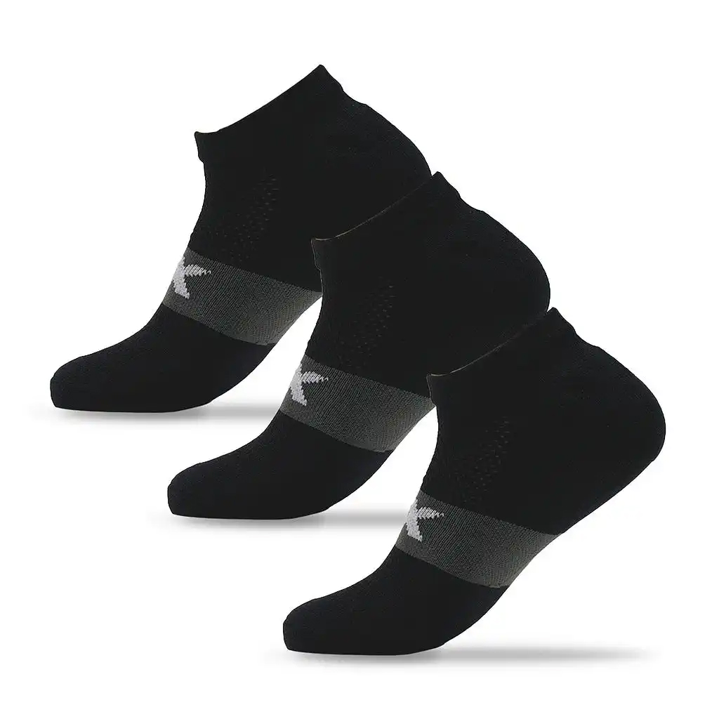 MEDIA UBX INVISIBLE 3 PACK NEGRO 
