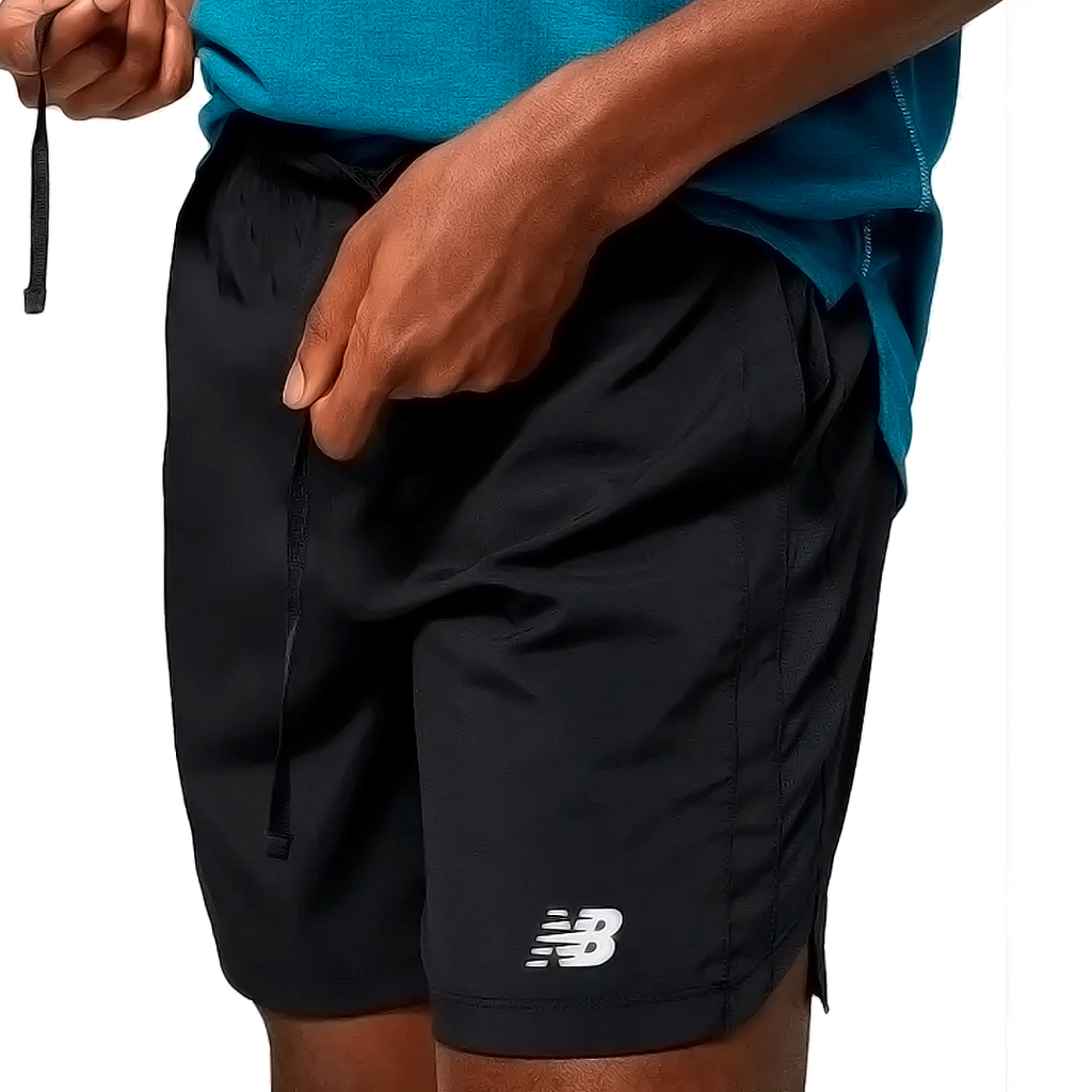 SHORT NEW BALANCE 7 PULGADAS ACCELERATE BLK (S) ACELERACION TRAINNING BLACK