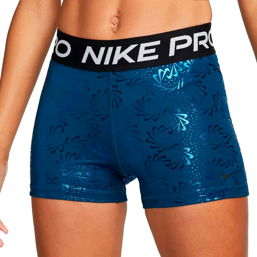 SHORT NIKE DF MR 3IN AOP TRAINNING BLUE/BLACK