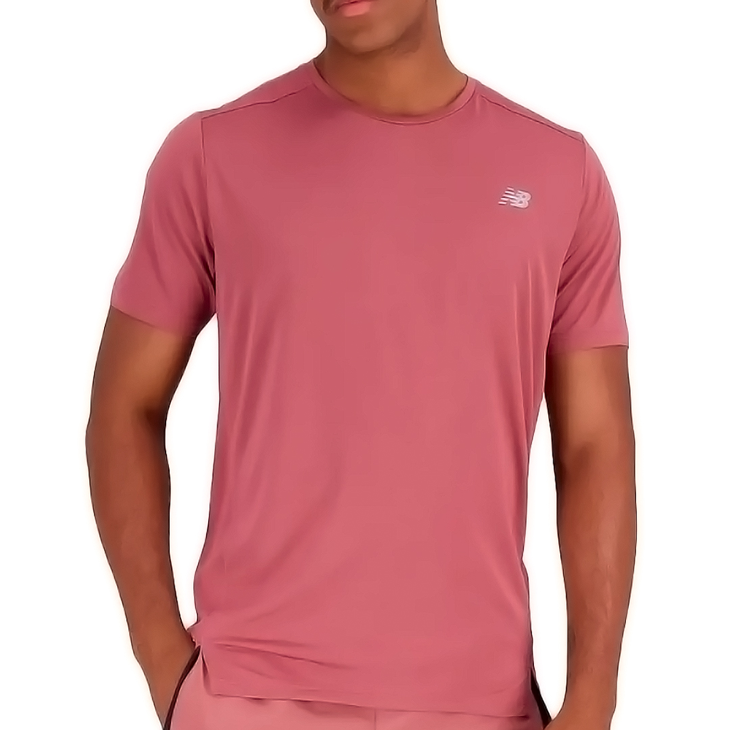 FRANELA NEW BALANCE ACCELERATE MANGA CORTA RUNNING PINK