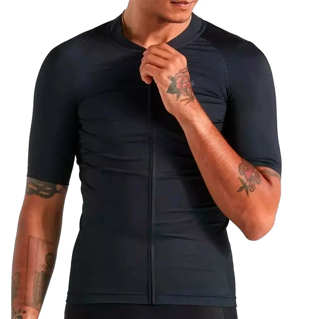 JERSEY  SPZ SL SOLID SS MEN  BLACK