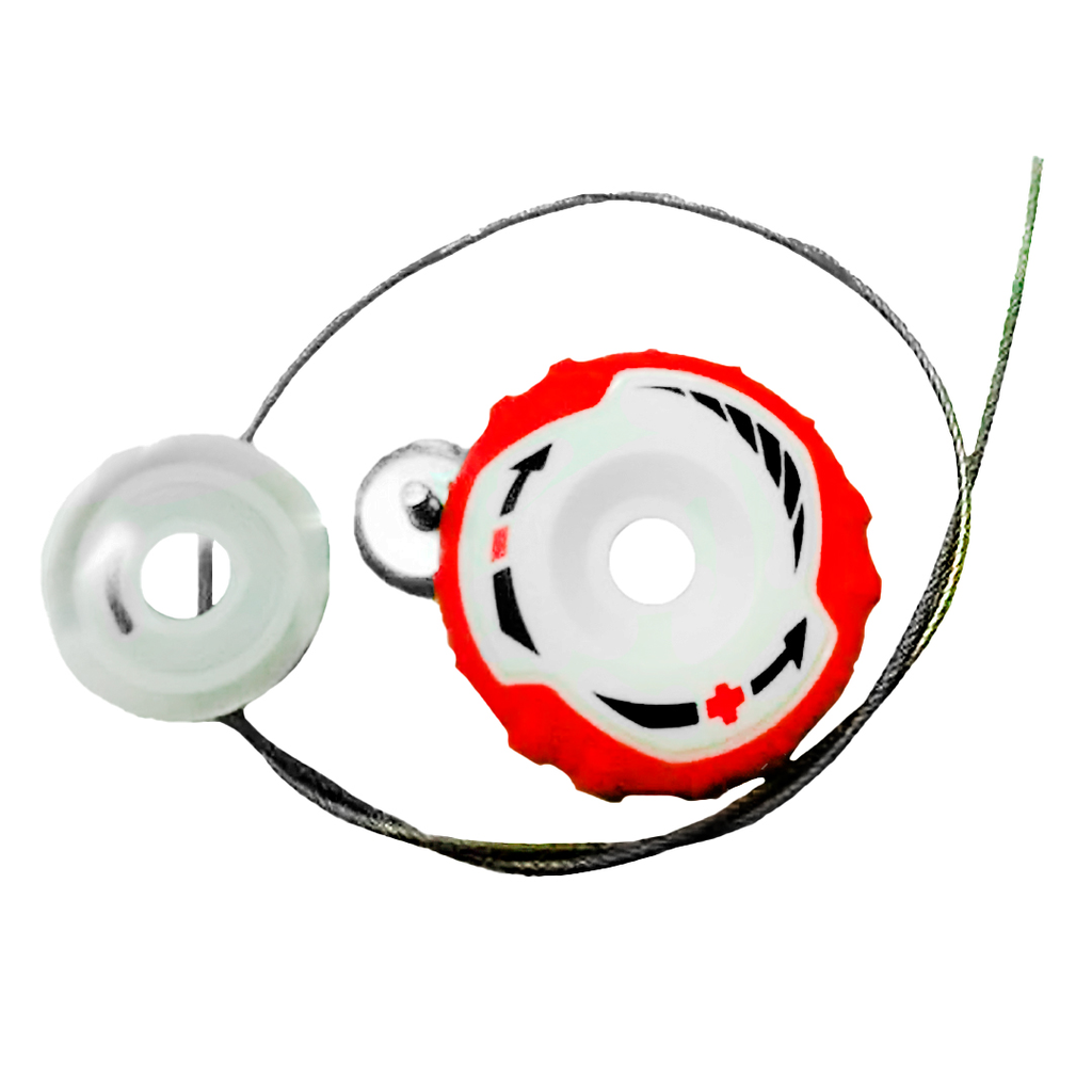 BOA SPZ S1-M RIGHT UPPER DIAL W/LAC RED/WHT