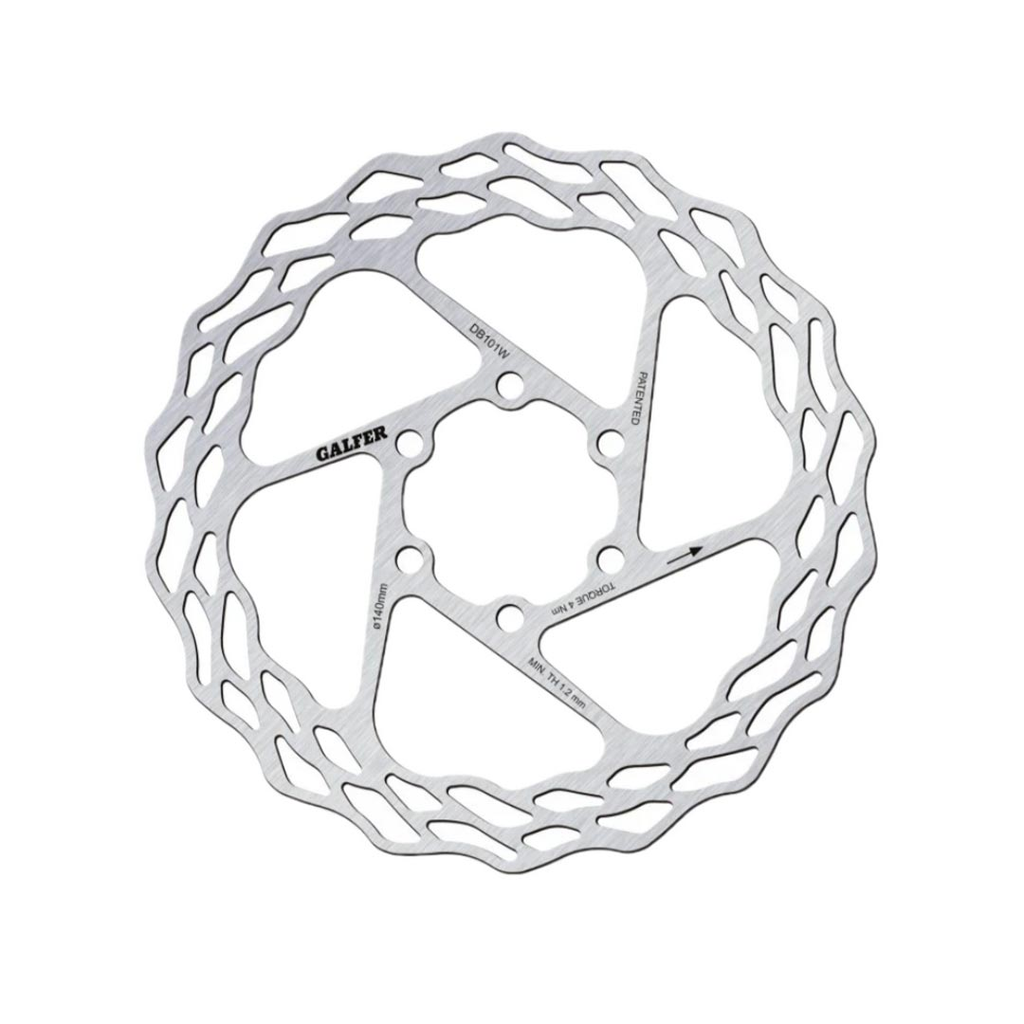 DISCO GALFER 140X1.8MM / 6 HUECOS DB101W ROAD/GRAVEL
