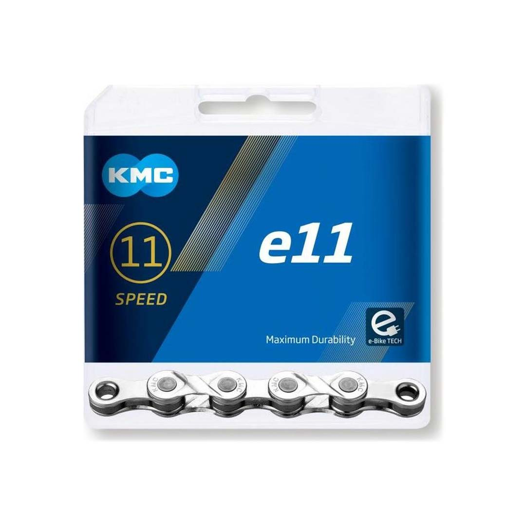 CADENA KMC E 11 E-BIKE MONTANA RUTA SILVER