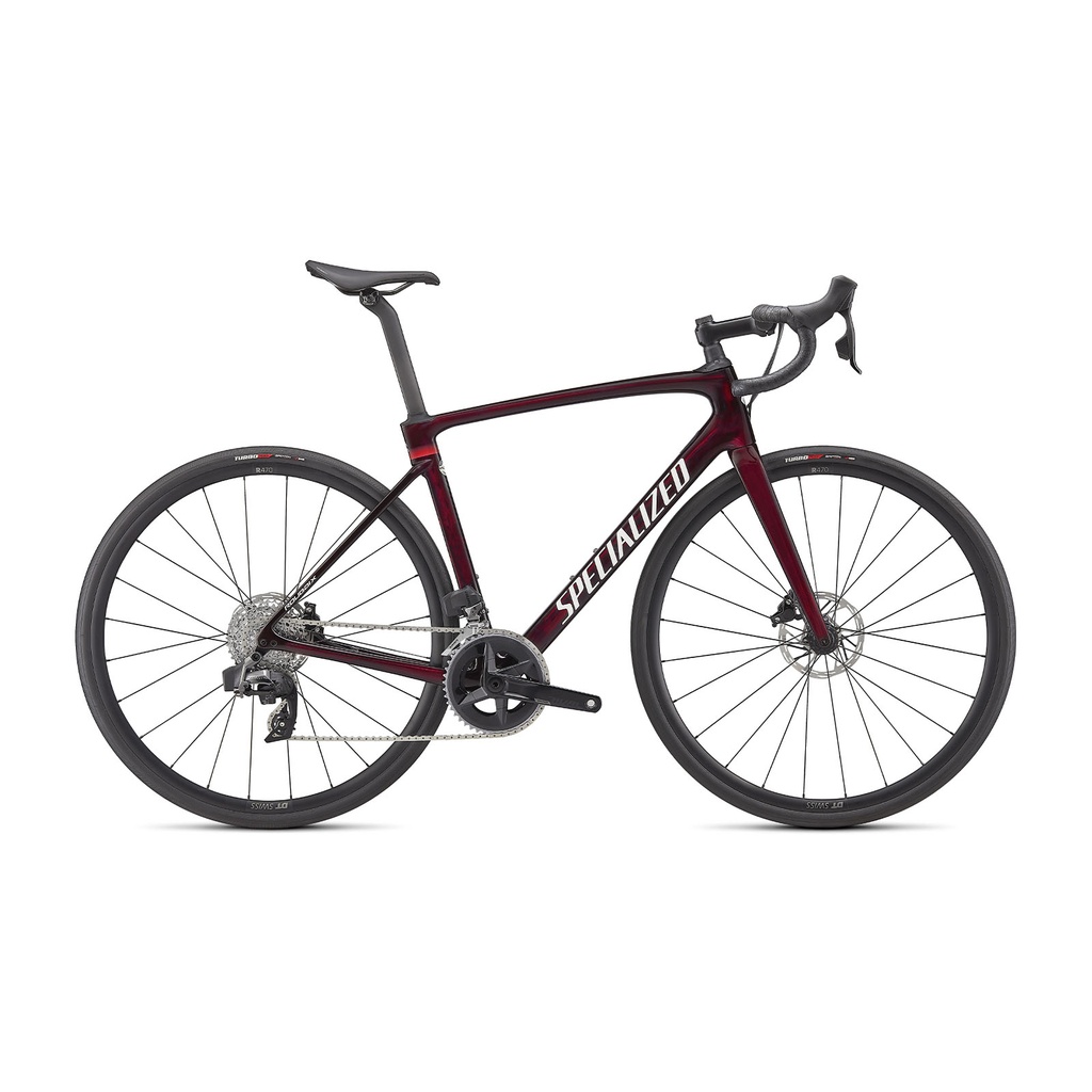 BICICLETA SPZ ROUBAIX COMP REDTNT/METWHTSIL