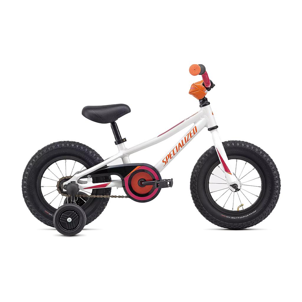 BICICLETA SPZ RIPROCK CSTR 12 METWHTSIL/RFPNK/MXORG