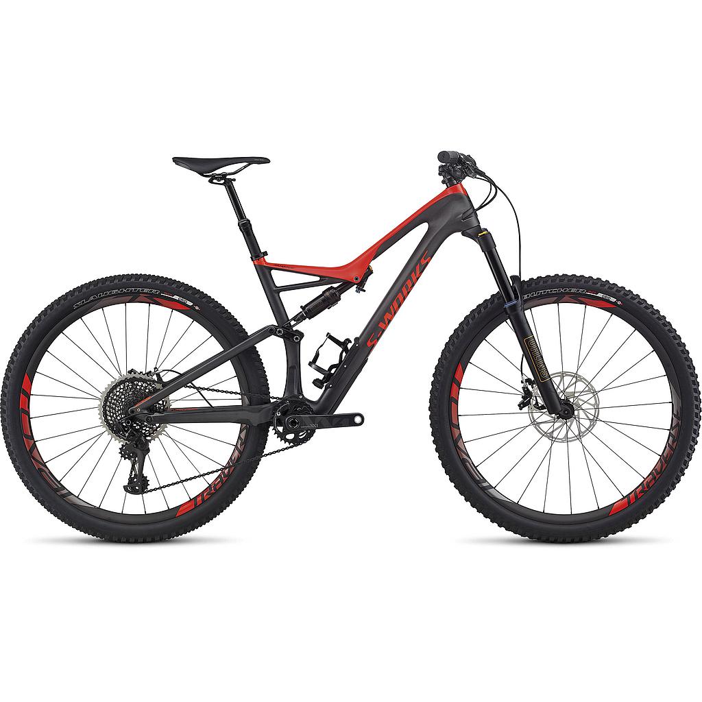 BICICLETA SPZ SW STUMPJUMPER FSR ST CARBON SILTNT/RKTRED