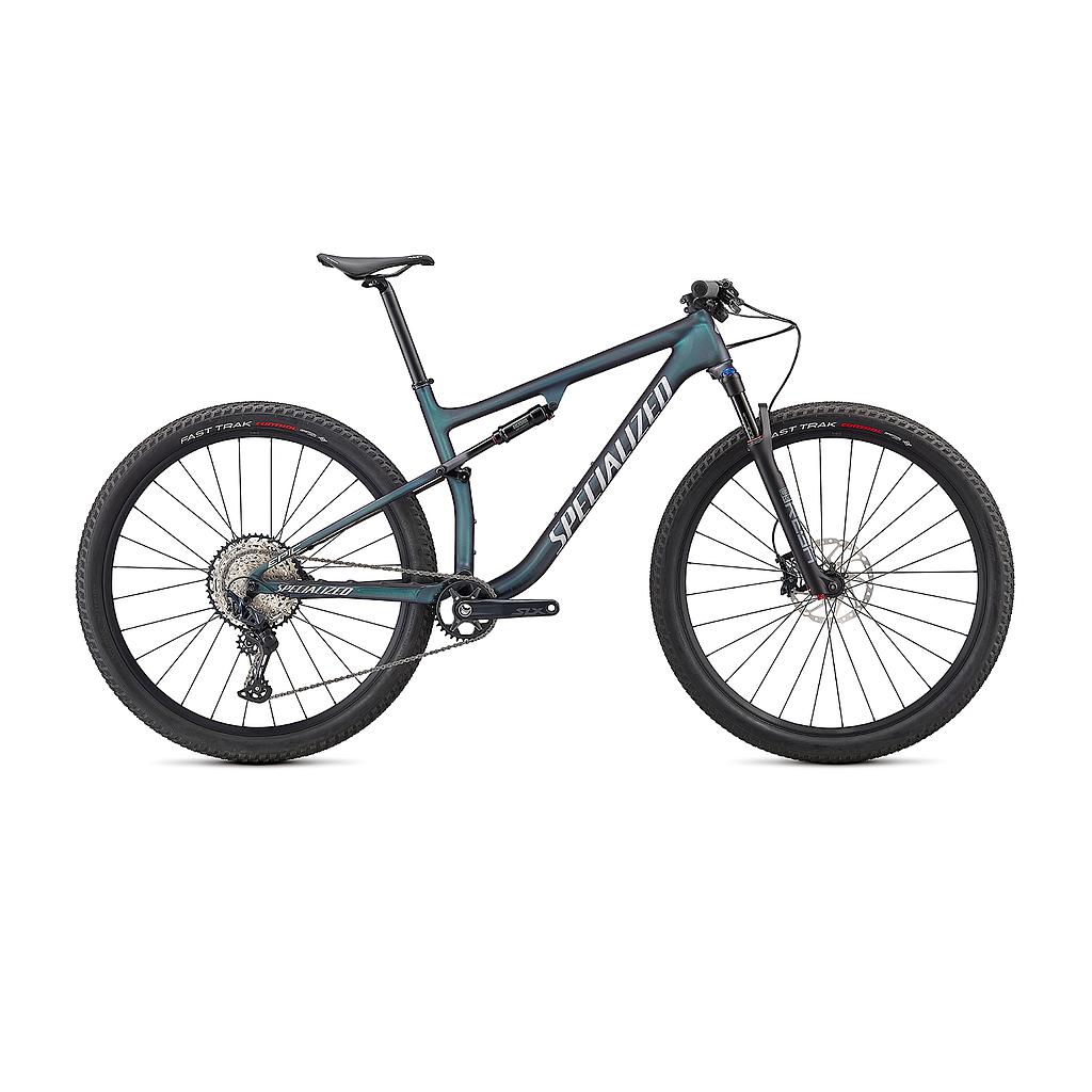 BICICLETA SPZ EPIC COMP SATIN CARBON/OIL CHAMELEON/FLAKE SILVER