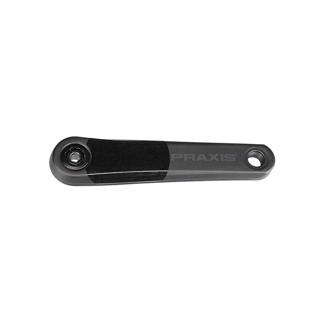 BIELA SPZ LEVO CRK TURBO, BROSE ISIS SPLINE (G2), 160MM, NON-DRIVE SIDE ARM, CARBON, PRAXIS 