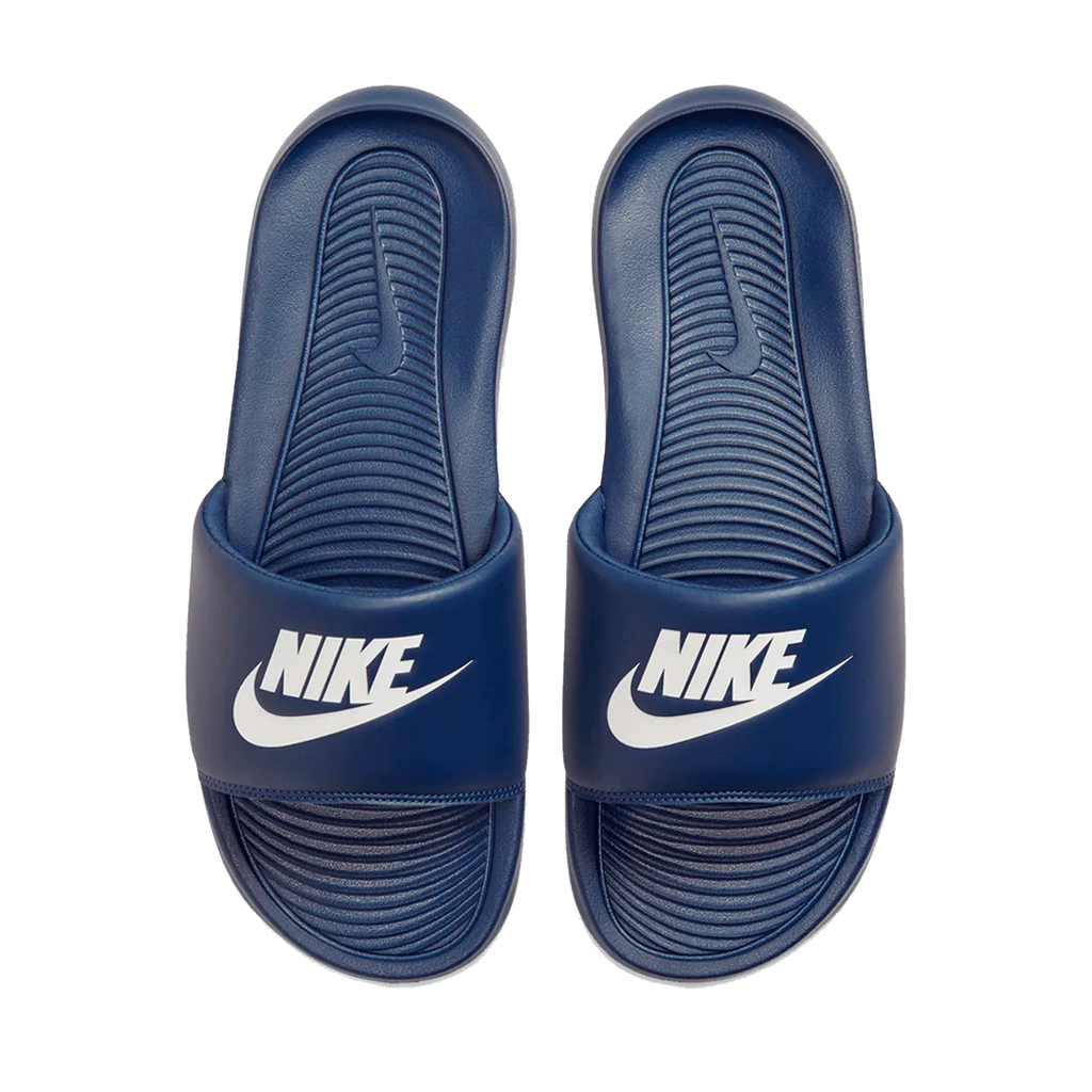 SANDALIAS NIKE VICTORI ONE SLIDE TRAINNING NAVY/WHITE