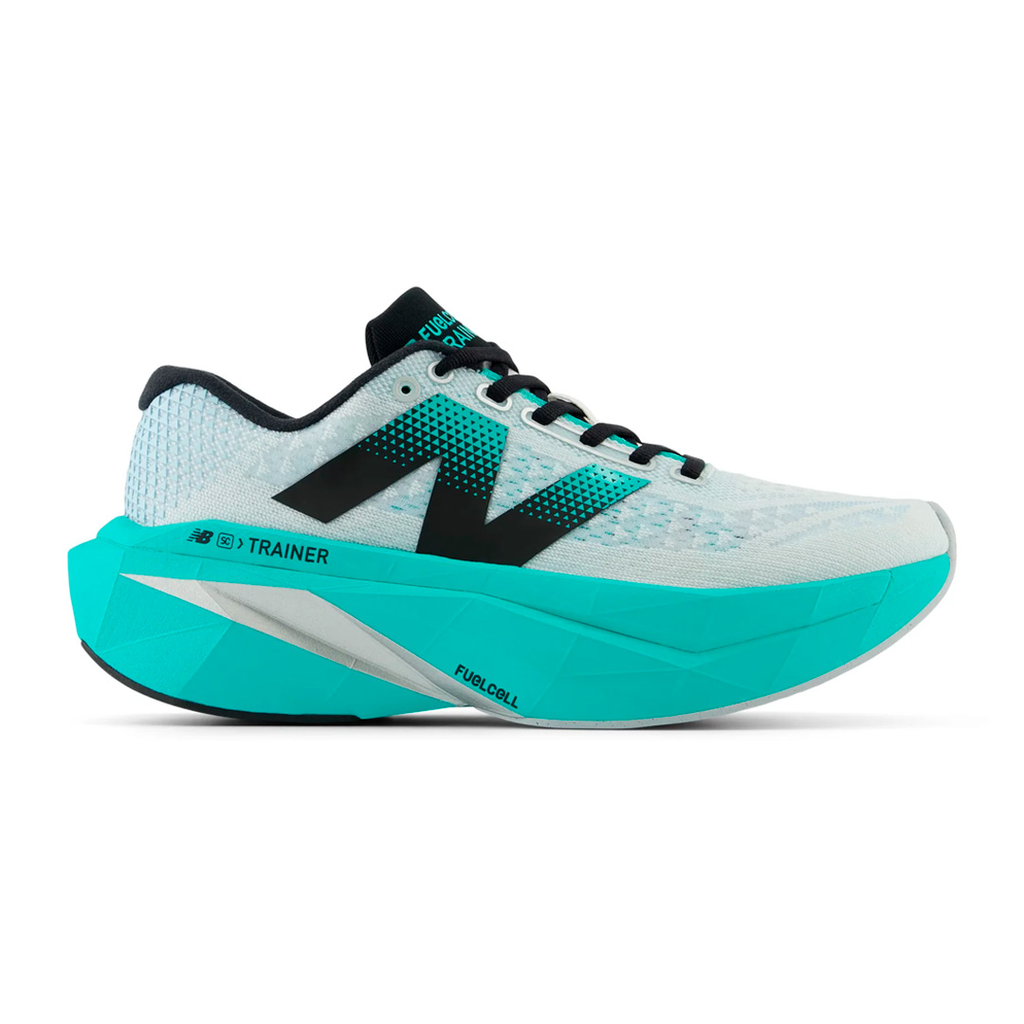 ZAPATO NEW BALANCE SUPER COMP TRAINER RUNNING TURQUOISE/GRAY