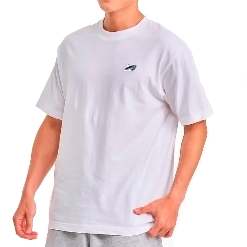 FRANELA NEW BALANCE SPORT ESENTIALS COTTON RUNNING BLANCO