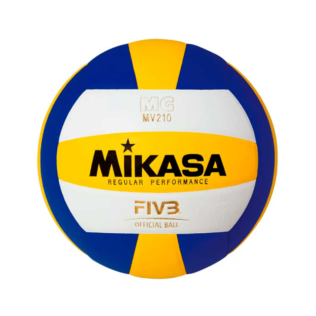 BALON MIKASA CUERO NO.5 BLANCO/AZUL/AMARILLO