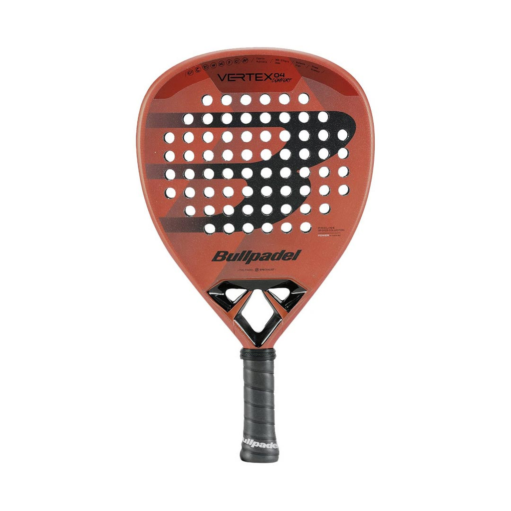 PALA DE PADEL BULLPADEL VERTEX 04 COMFORT ORANGE