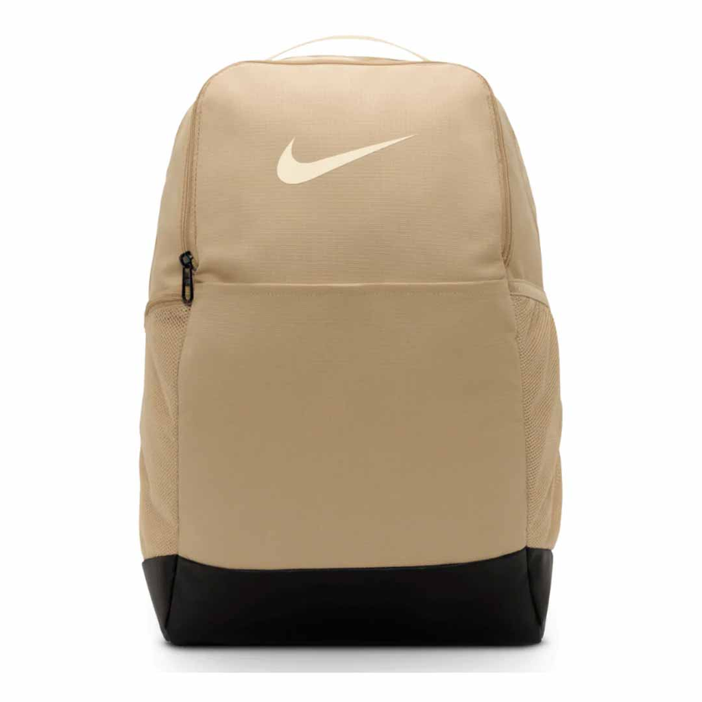 BOLSO NIKE NK BRSLA M BKPK 9.5 (24L) TRAINNING SESAME/BLACK/(PALE IVORY)