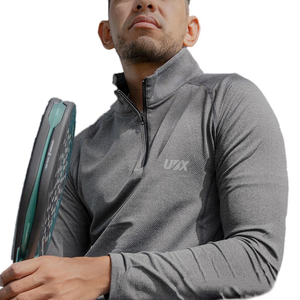 SUETER UBX FITNESS CUELLO ALTO GRAY