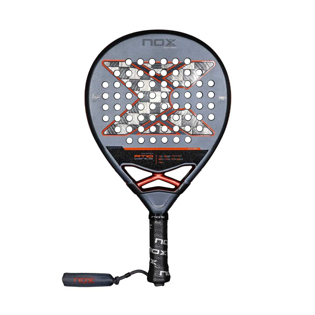 PALA DE PADEL NOX AT10 18K BY AGUSTIN TAPIA BLACK