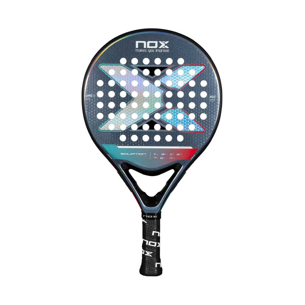 PALA DE PADEL NOX EQUATION LIGHT BLACK/RED