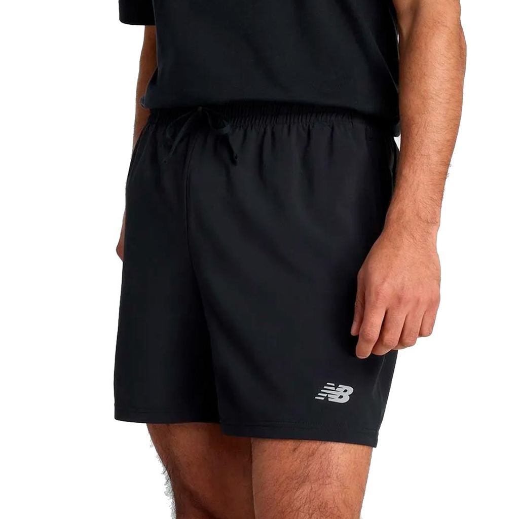 SHORT RUNNING NEW BALANCE LINED 5 PULGADAS BLACK