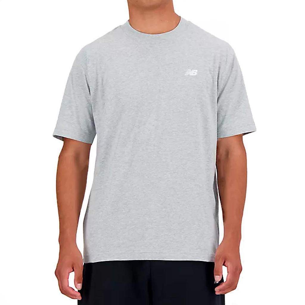 FRANELA NEW BALANCE COTTON SPORT ESSENTIALS TRAINNING GRAY