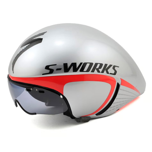 [60715-0811] CASCO SPZ S-WORKS TT CPSC SIL/RED