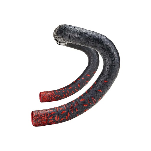 [25522-3220] CINTA DE MANILLAR SUPACAZ TAPE SUPER STICKY KUSH STAR FADE RED/ANO RED PLUGS