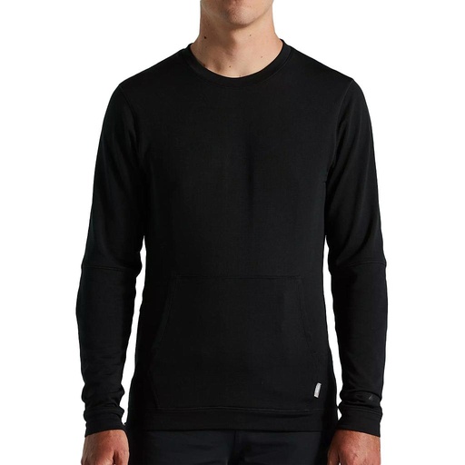[64921-0404] JERSEY SPZ TRAIL POWERGRID JERSEY LS MEN BLK